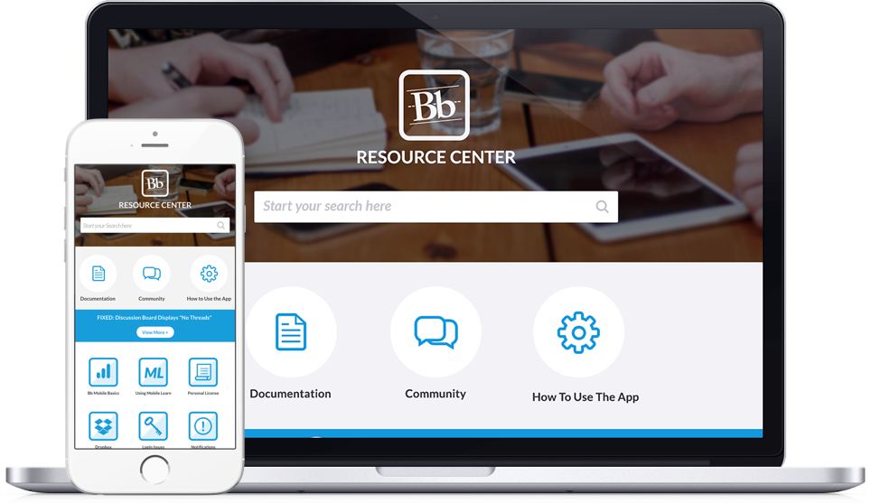 mobile learn helpdesk desktop and iphone